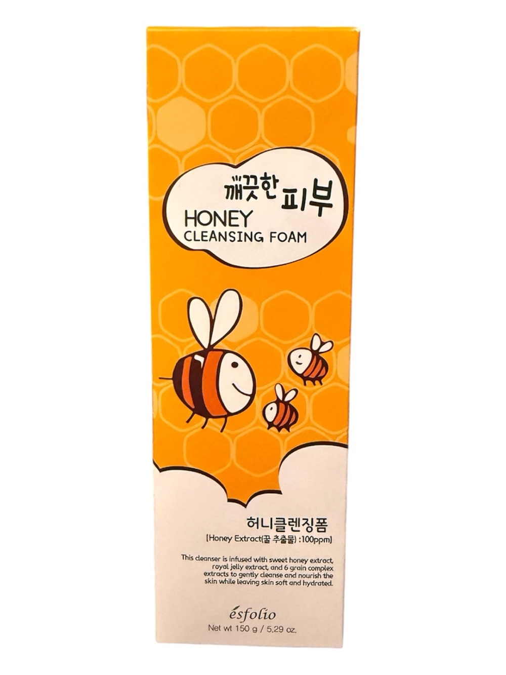 Honey Cleansing Face Foam - Bright Orange